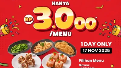 Promo Ichiban Sushi Anniversary Treats Harga Hanya 3 Ribuan