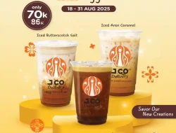 Promo JCO Delivery Offers Beli 3 Minuman Hanya 70 Ribu