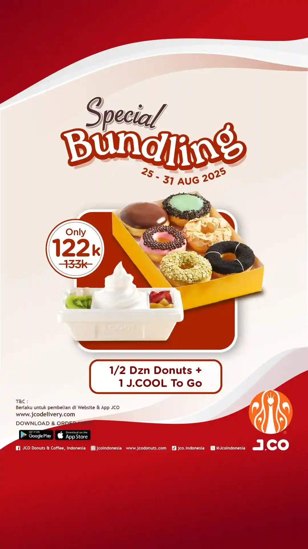 Promo JCO Spesial Bundling Paket Donat Hanya 122 Ribu