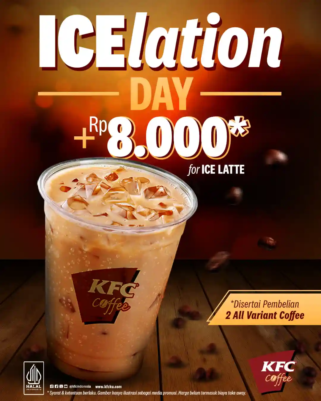 Promo KFC Coffee ICElation Day Ice Latte Hanya 8 Ribu