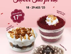 Promo Mako Bakery Spesial Merdeka Tambah 17 Ribu Dapat Cake Cup