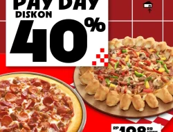 Promo Pizza Hut Spesial Payday Diskon 40% Pakai BCA