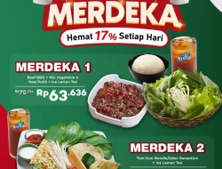 Promo Raa Cha Spesial Merdeka Diskon 17% Paket Menu