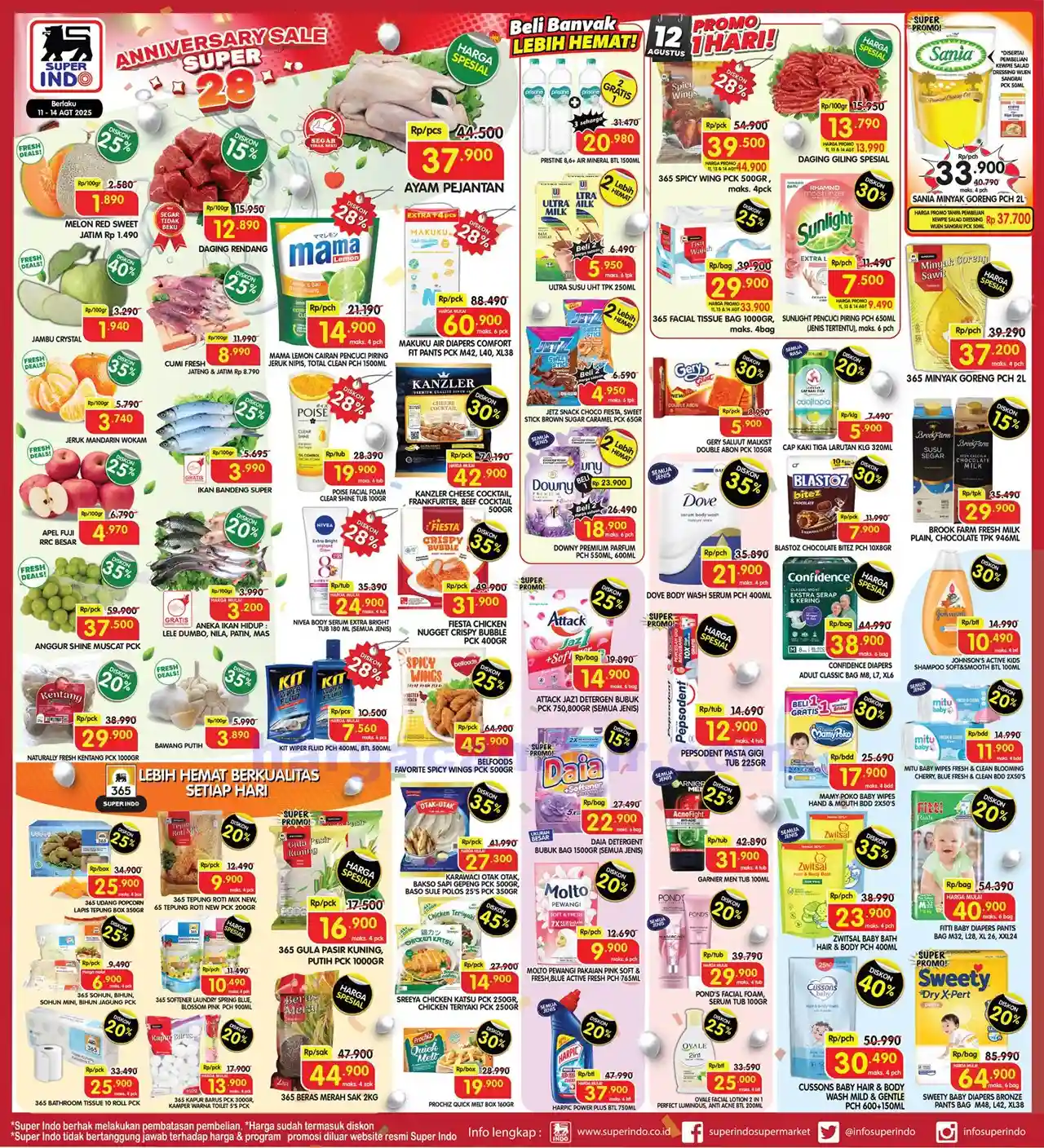 Promo Superindo Weekday Terbaru 11 - 14 Agustus 2025