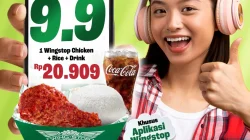 Promo Wingstop 9.9 Paket Super Lengkap Harga Hanya 20 Ribu