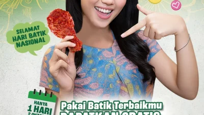 Promo Wingstop Hari Batik Nasional Gratis 1 Wingstop Chicken