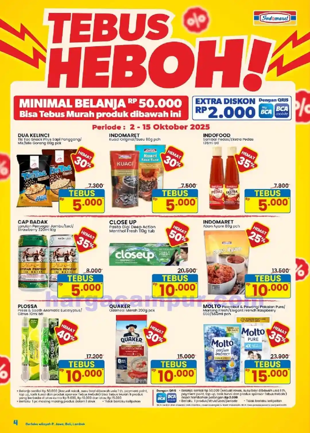 Promo Indomaret Harga Heboh Periode 2 - 15 Oktober 2025