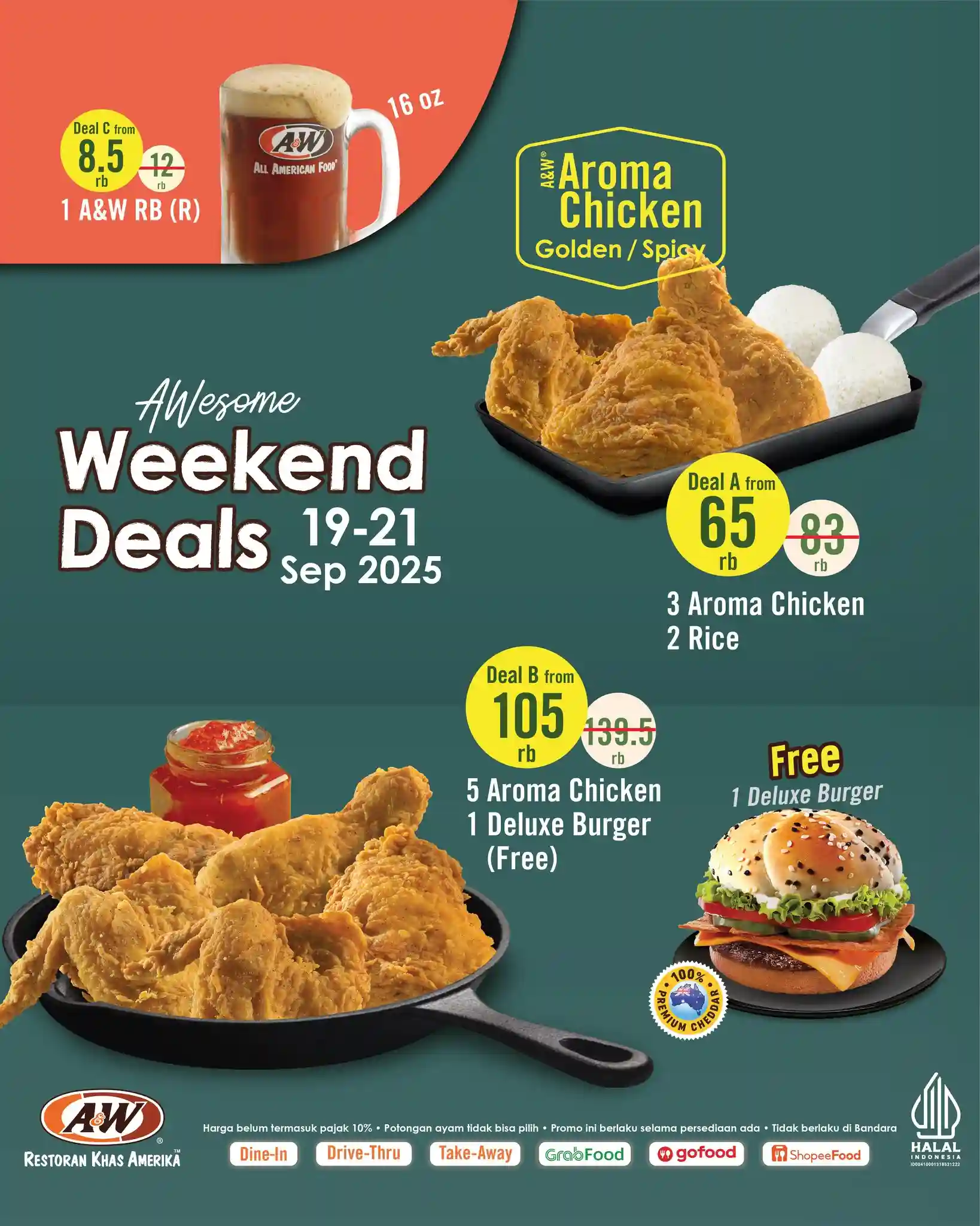Promo AW Weekend Deals Terbaru 19 - 21 September 2025