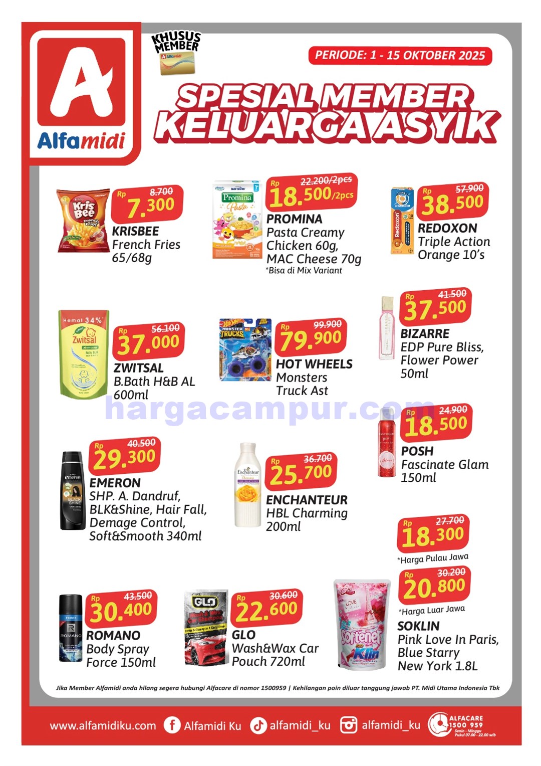 Promo Alfamidi Harga Spesial Member 1 - 15 Oktober 2025