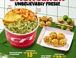 Promo CFC Menu Baru Daun Jeruk Harga Mulai 12 Ribu