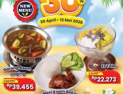 Promo DCost Diskon 30% Menu Baru, Harga Mulai 20 Ribuan!