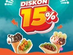 Promo Dcrepes Diskon 15% Simba Ice Cream & Savory Crepes