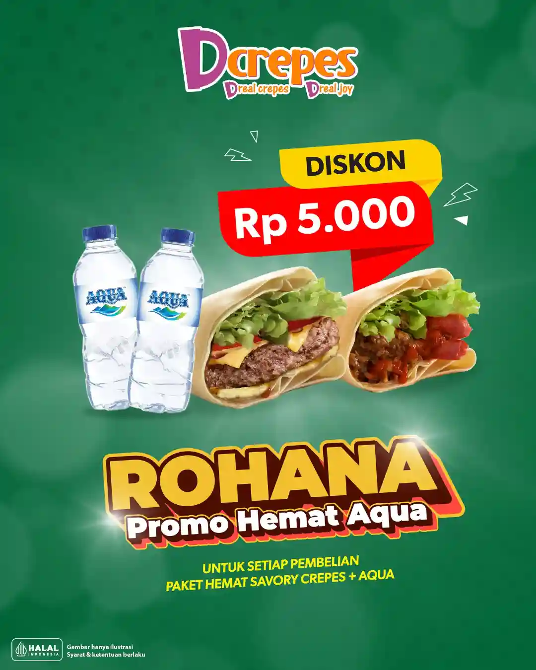 Promo Dcrepes Harga Spesial ROHANA Diskon Hingga 5 Ribu