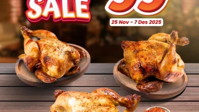 Promo Emados Shawarma Crazy Sale 3 Ekor Ayam Hanya 99 Ribu