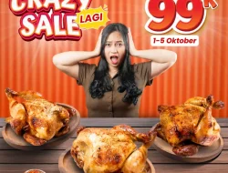 Promo Emados Shawarma Crazy Sale 3 Ekor Ayam Hanya 99 Ribu