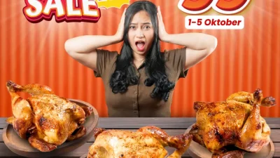 Promo Emados Shawarma Crazy Sale 3 Ekor Ayam Hanya 99 Ribu