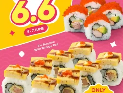 Promo Genki Sushi Spesial Double Date 6.6 Hanya 66 Ribu