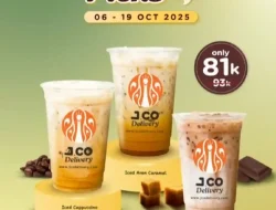 Promo JCO Delivery Deal Beli 3 Minuman Hanya 90 Ribu