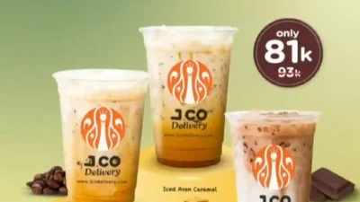 Promo JCO Delivery Deal Beli 3 Minuman Hanya 90 Ribu