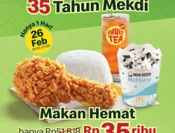 Promo McDonalds Harga Spesial Paket 35 Ribu Terbaru 26 Februari 2026