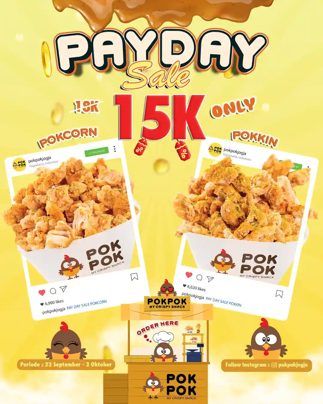 Promo PokPok Harga Spesial PayDay Hanya 15 Ribu