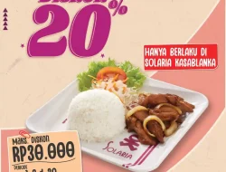 Promo Solaria GoFood Pickup Diskon 20% Untuk Semua Menu