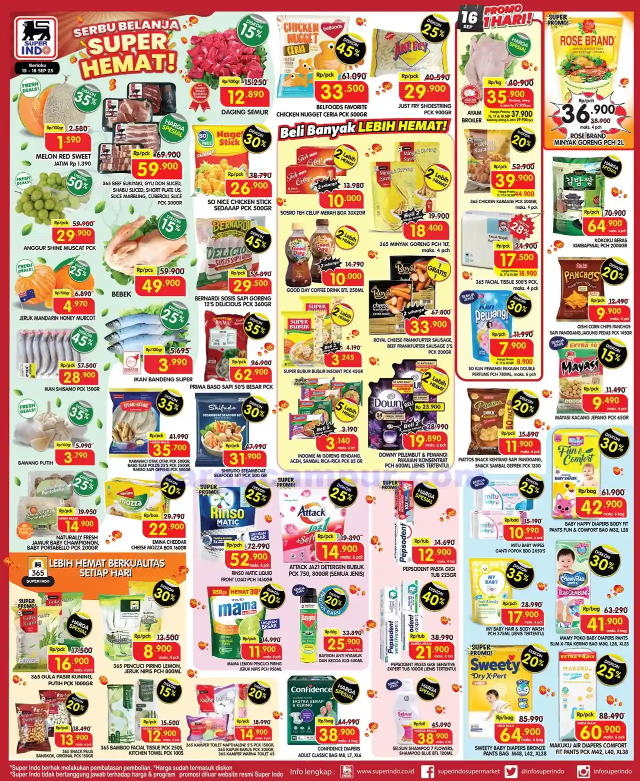 Katalog Promo JSM Superindo Weekday Terbaru 15 - 18 September 2025