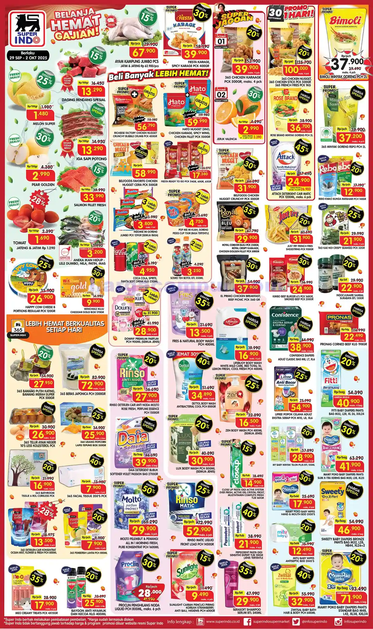 Promo Superindo Weekday Terbaru 29 September - 2 Oktober 2025