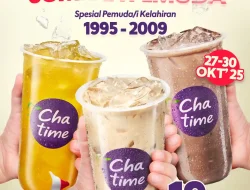 Promo Chatime Harga Spesial Sumpah Pemuda Large Cup 19 Ribu 84 Promo Chatime Harga Spesial Sumpah Pemuda Large Cup 19 Ribu