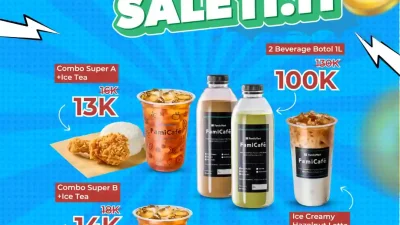 Promo FamilyMart Flash Sale 11.11 Harga Menu Mulai 10 Ribu