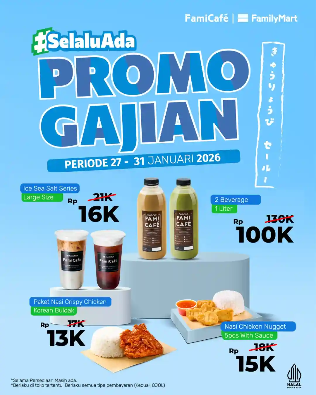 Promo FamilyMart Gajian 27 – 31 Januari 2026, Jajan Hemat Momen Payday 1 Promo FamilyMart Gajian 27–31 Januari 2026