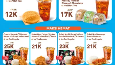 Promo FamilyMart Happy Deals Harga Menu Mulai 7 Ribu