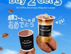 Promo FamilyMart Hari Kopi Sedunia Beli 2 Dapat 3 Minuman