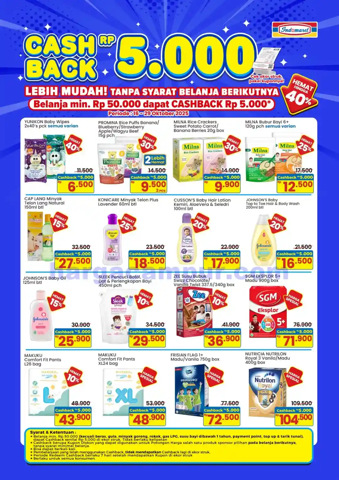 Promo Indomaret Cashback 5.000 Terbaru 16 29 Oktober 2025