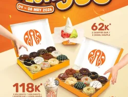 Promo JCO 2 Lusin Donat 118 Ribu Terbaru 4 – 8 Mei 2026