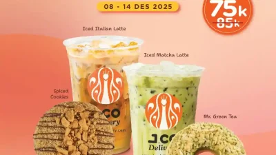 Promo JCO Spesial Your Favorite Pick Paket Menu 75 Ribu