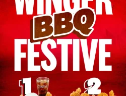 Promo KFC Spesial Winger BBQ Festive Harga Mulai 26 Ribu