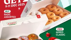 Promo Krispy Kreme Spesial Beli 1 Gratis 1 Harga Hanya 119 Ribu