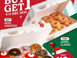 Promo Krispy Kreme Spesial Beli 1 Gratis 1 Harga Hanya 119 Ribu