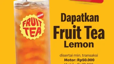 Promo McDonald’s Drive Thru Gratis Fruit Tea Lemon