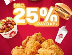 Promo Wendys Diskon Hingga 25% Harga Spesial Payday