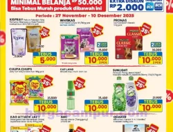 Promo Indomaret Harga Heboh Periode 26 Nov – 2 Des 2025