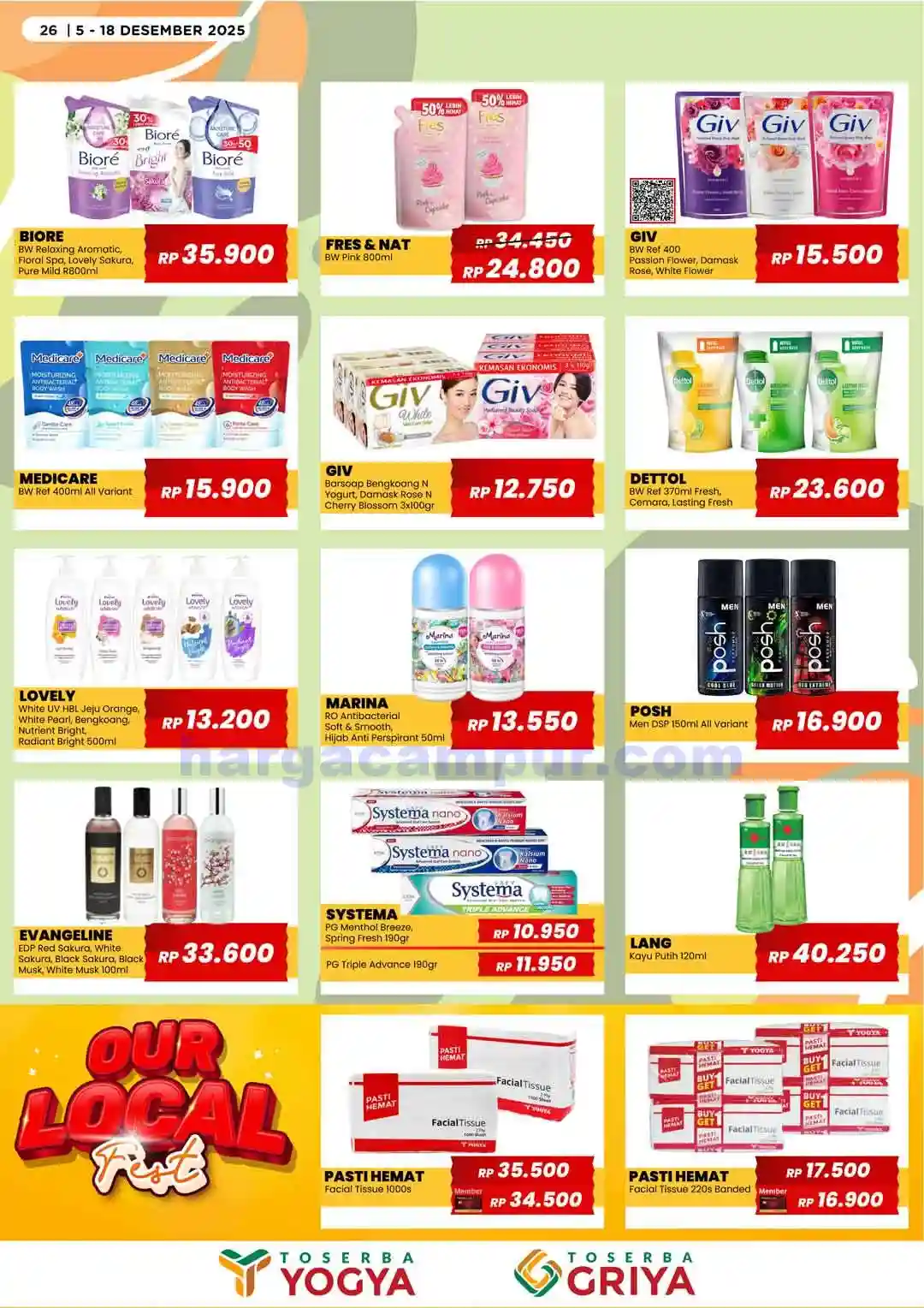 Katalog Promo Toserba Yogya Terbaru 5 - 18 Desember 2025 26 Katalog Promo Toserba Yogya Terbaru 5 18 Desember 2025 26