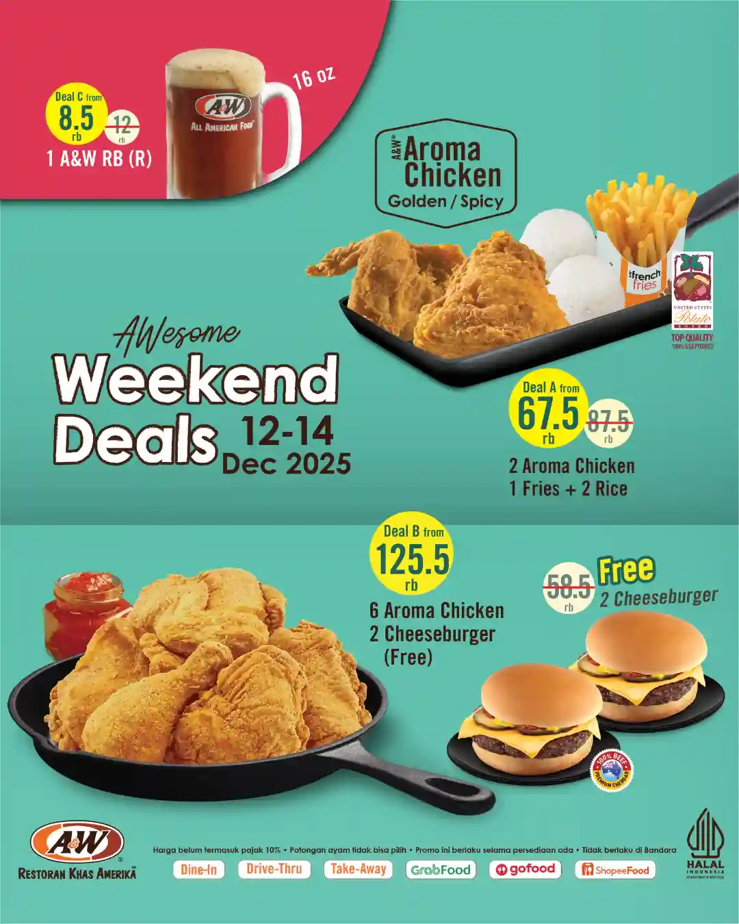Promo AW Weekend Deals Terbaru 12 - 14 Desember 2025 1 Promo AW Weekend Deals Terbaru 12 14 Desember 2025