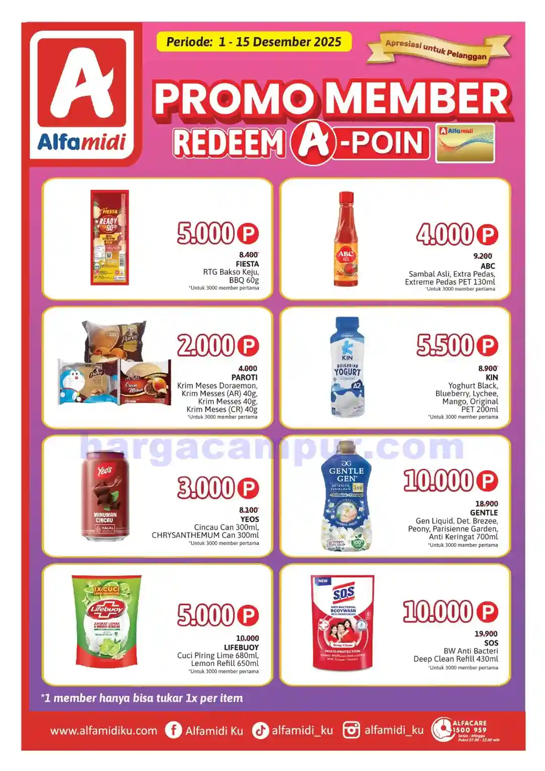 Promo Alfamidi Harga Spesial Member 16 - 31 Desember 2025 3 Promo Alfamidi Harga Spesial Member 1 15 Desember 2025 3