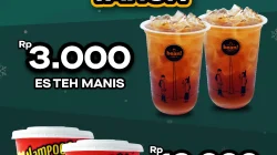 Promo Beanspot Harga Spesial Es Teh Manis Hanya 3 Ribu 4 Promo Beanspot Harga Spesial Es Teh Manis Hanya 3 Ribu