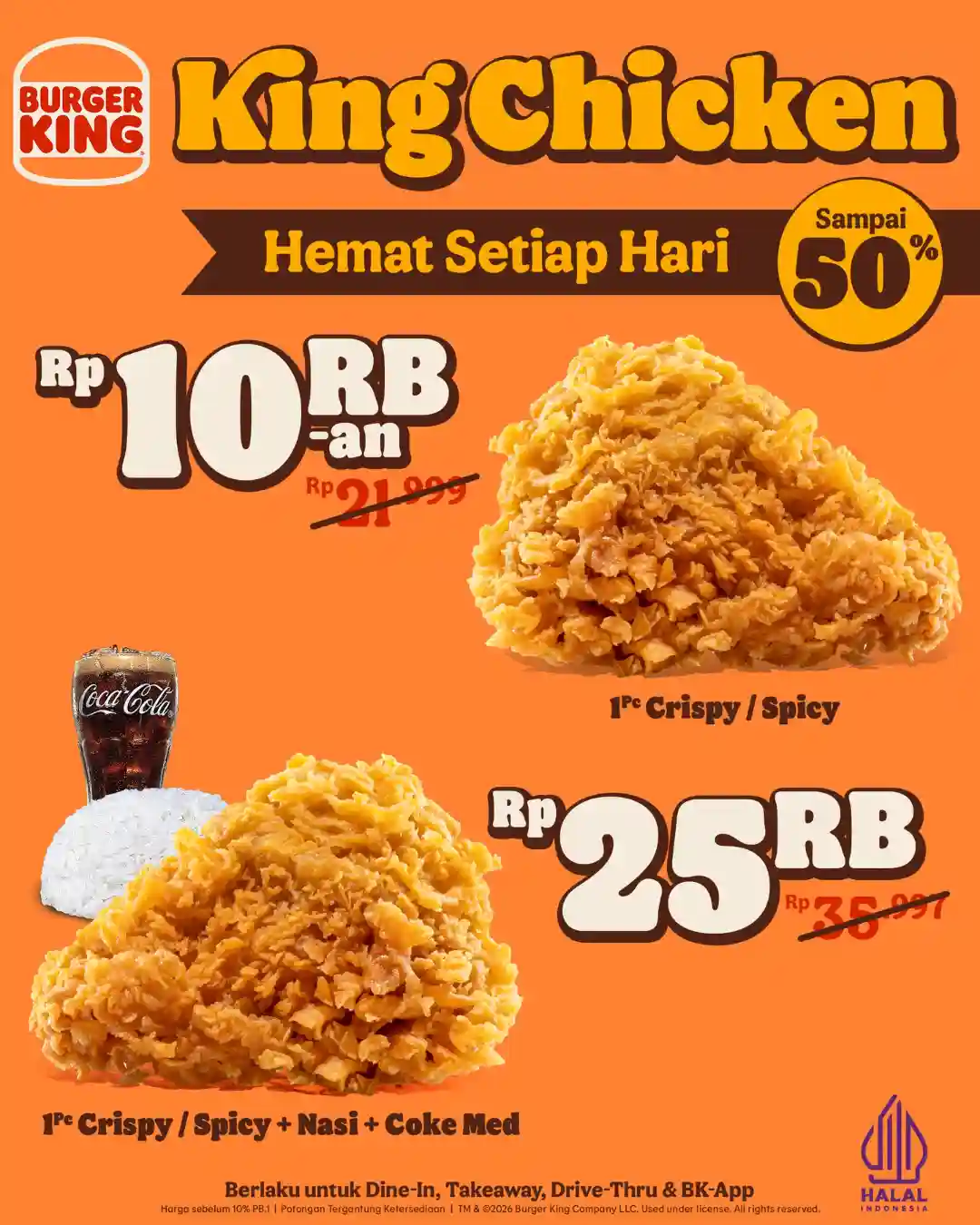 Promo Burger King Harga Spesial King Chicken Mulai 10 Ribu 1 Promo Burger King Harga Spesial King Chicken Mulai 10 Ribu 2