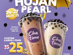 Promo Chatime Hujan Pearl Large Cup + Pearl Hanya 25 Ribu