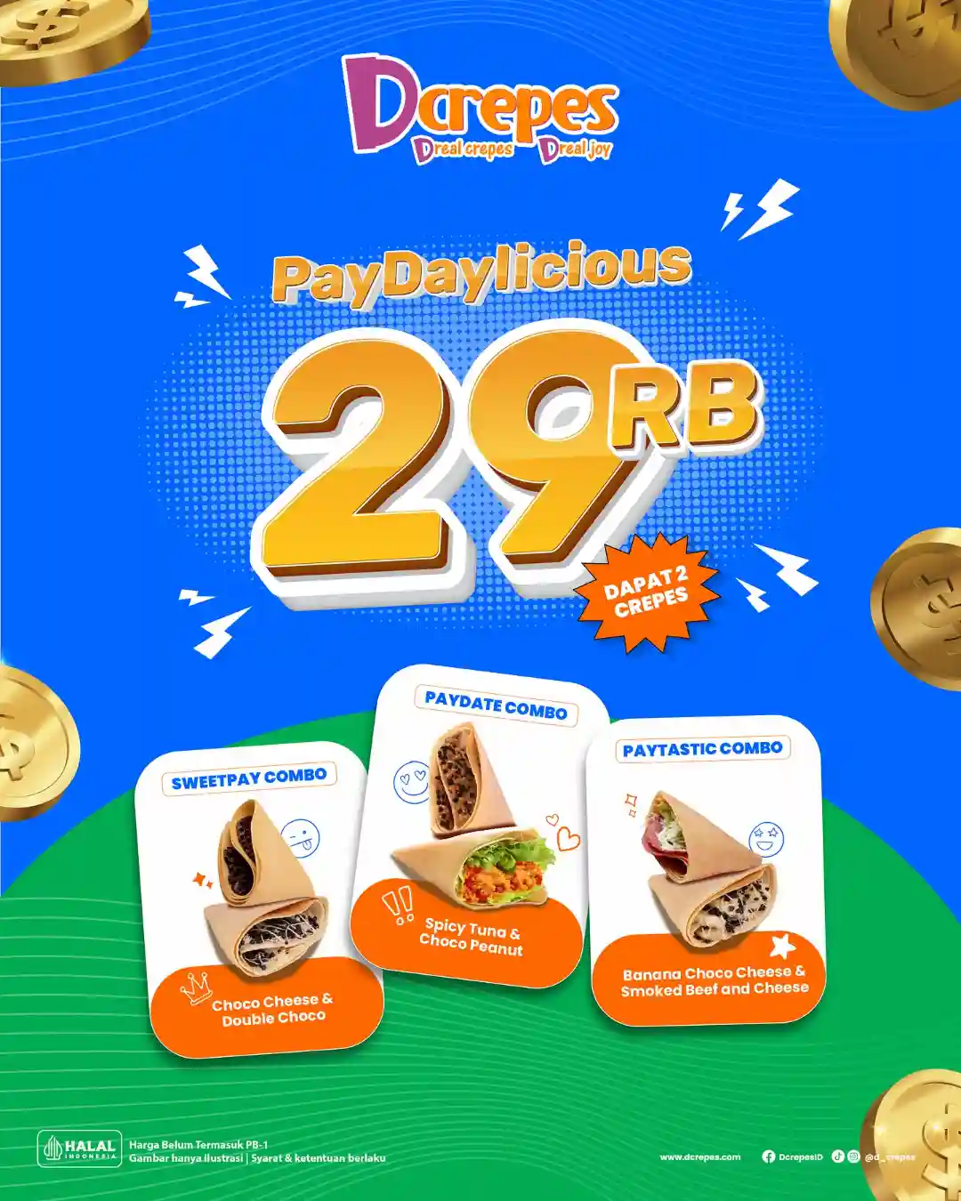Promo Dcrepes Harga Spesial Payday 2 Crepes Hanya 29 Ribu
