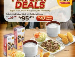 Promo HokBen Payday 25–31 Januari 2026, Paket Hemat + Teh Botol Mulai 47 Ribuan